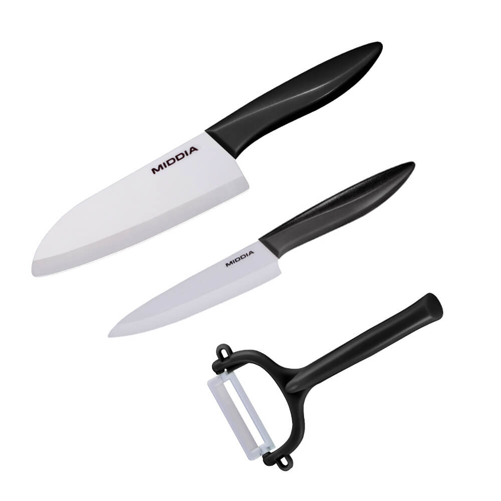 Kitchen Knife Set Ceramic Blade