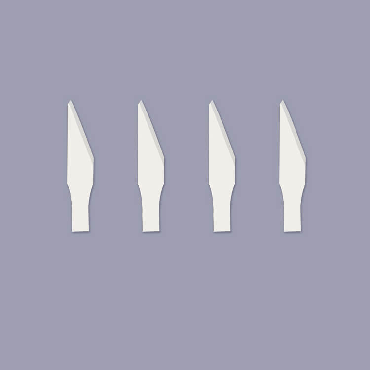 Surgical Ceramic Blade Hospital - Zirconia Blade- Middia